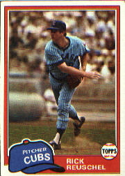 1981 Topps Baseball Cards      645     Rick Reuschel